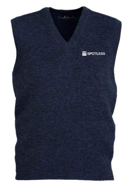 Woolmix Mens Vest - Navy