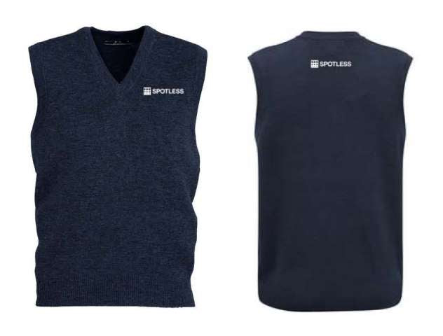 Woolmix Mens Vest - Navy