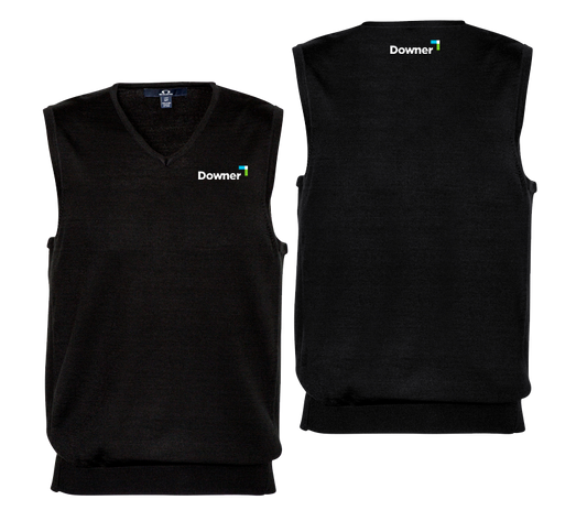MILANO MENS VEST - BLACK