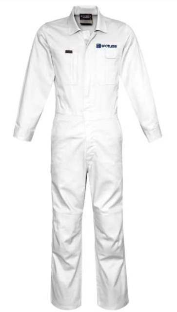 Overall L-W Cotton Drill - WHITE