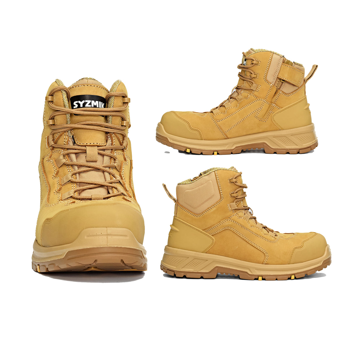 ZFL501 - UltraFort 5Z Side Zip Boot - WHEAT NUBUCK
