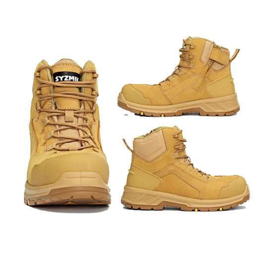 ZFL501 - UltraFort 5Z Side Zip Boot - WHEAT NUBUCK