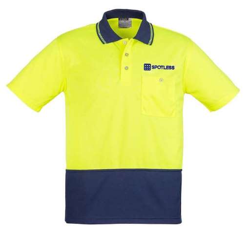 Basic Day Only S-S Polo - Yellow-Navy