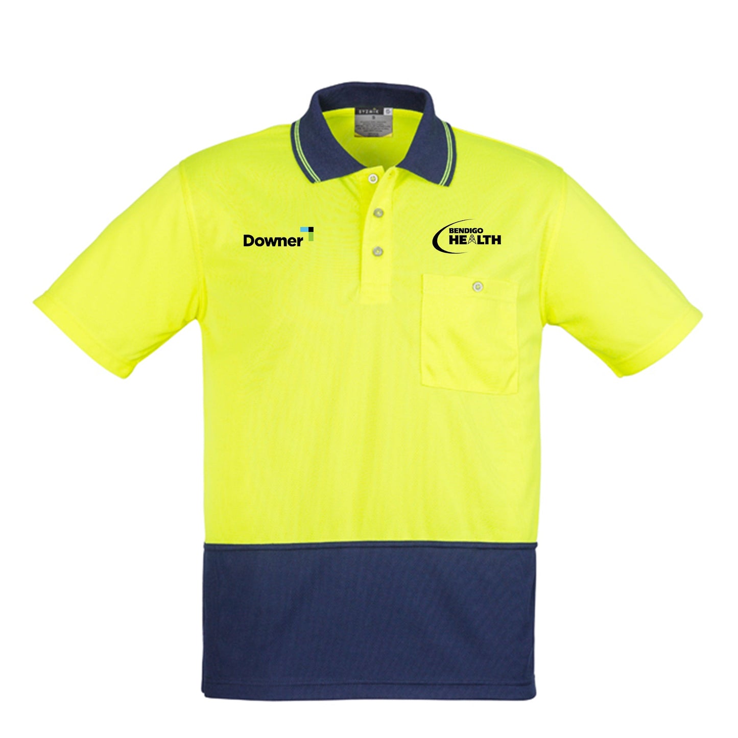 Polo Basic Day Only S-S - Yellow-Navy