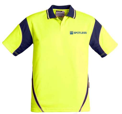 Aztec S-S Polo          - Yellow-Navy