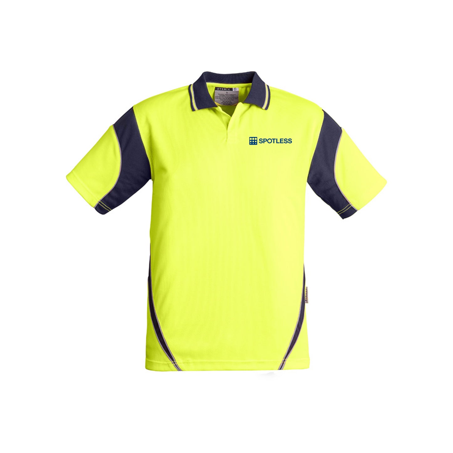 Aztec S-S Polo          - Yellow/Navy