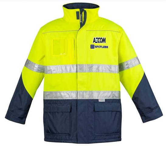 Day-Night Storm Jacket  - Yellow-Navy