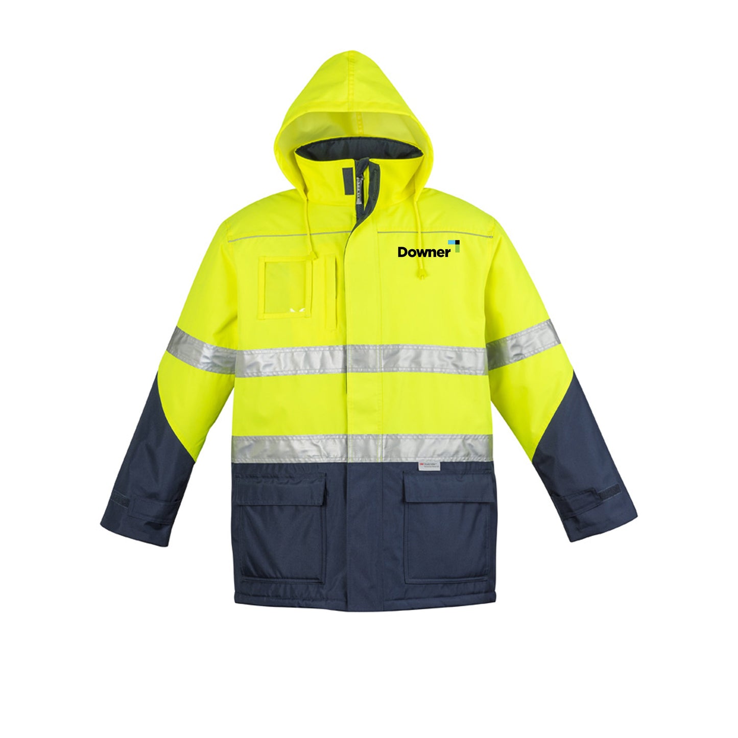 Day-Night Storm Jacket  - Yellow-Navy