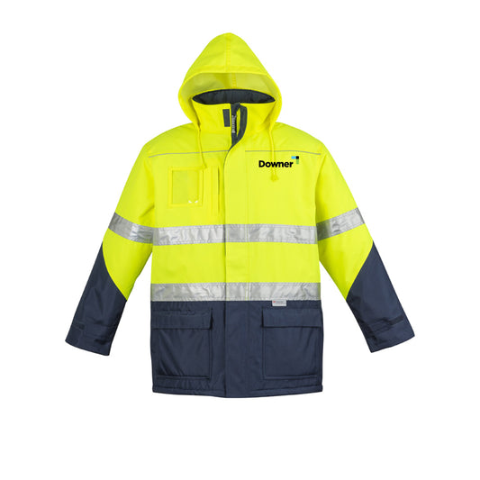 Day-Night Storm Jacket  - Yellow-Navy