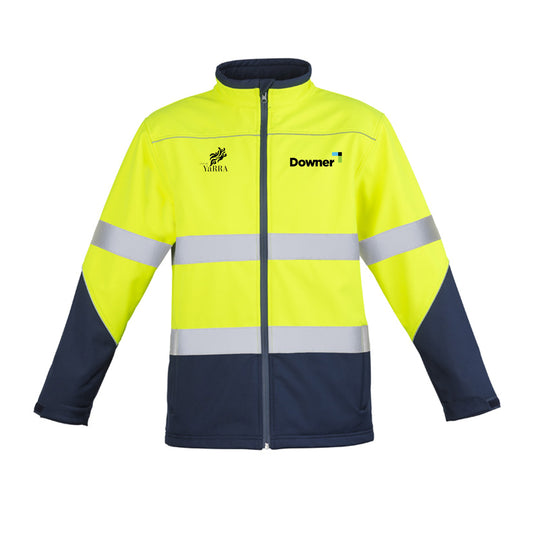 Day-Night Softshell Jacket - Yellow-Navy