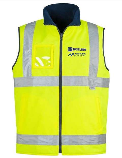 D-N Fleece Inner Vest   - Yellow