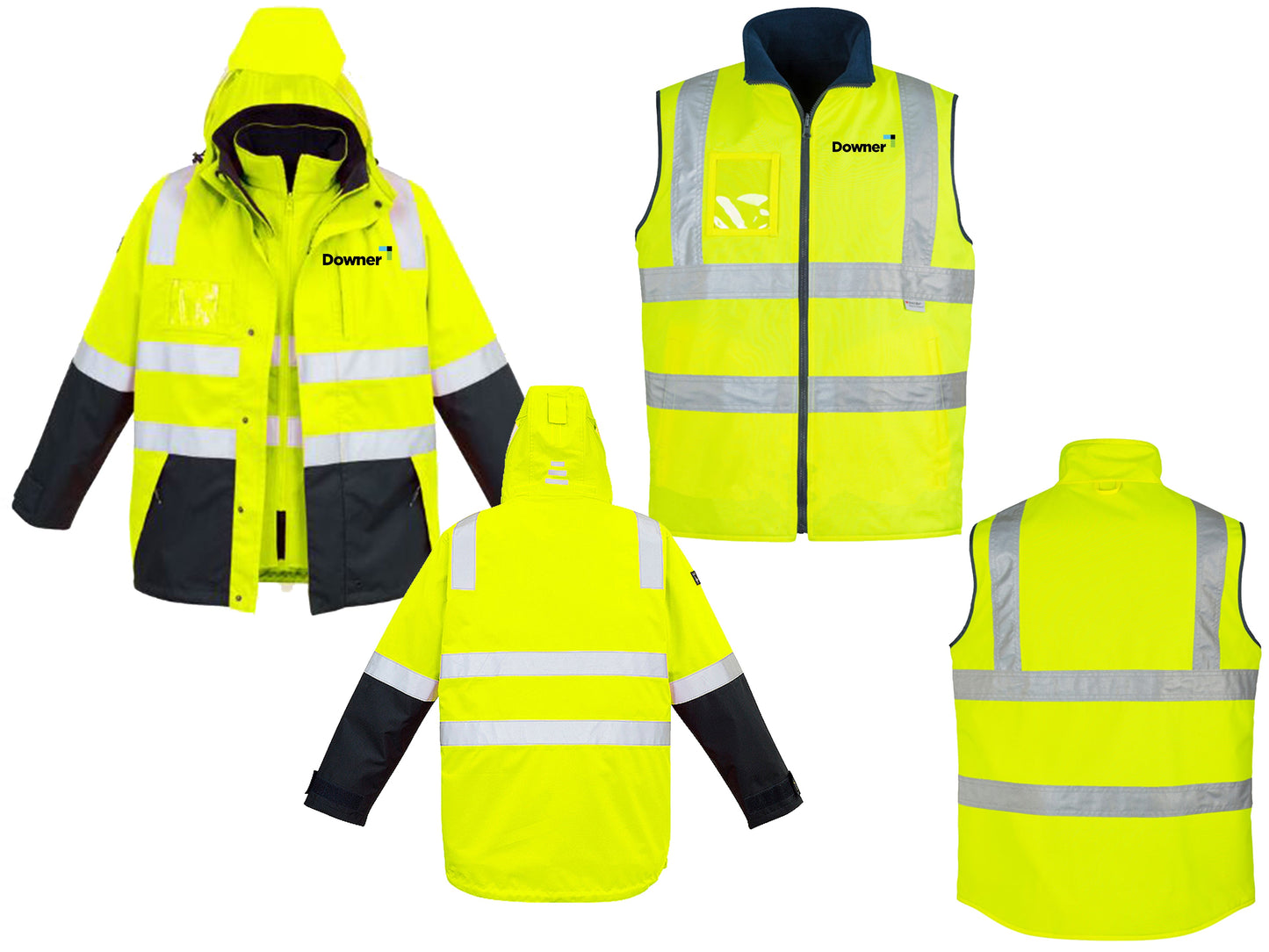 4 in 1 Jacket                  - Yellow-Navy