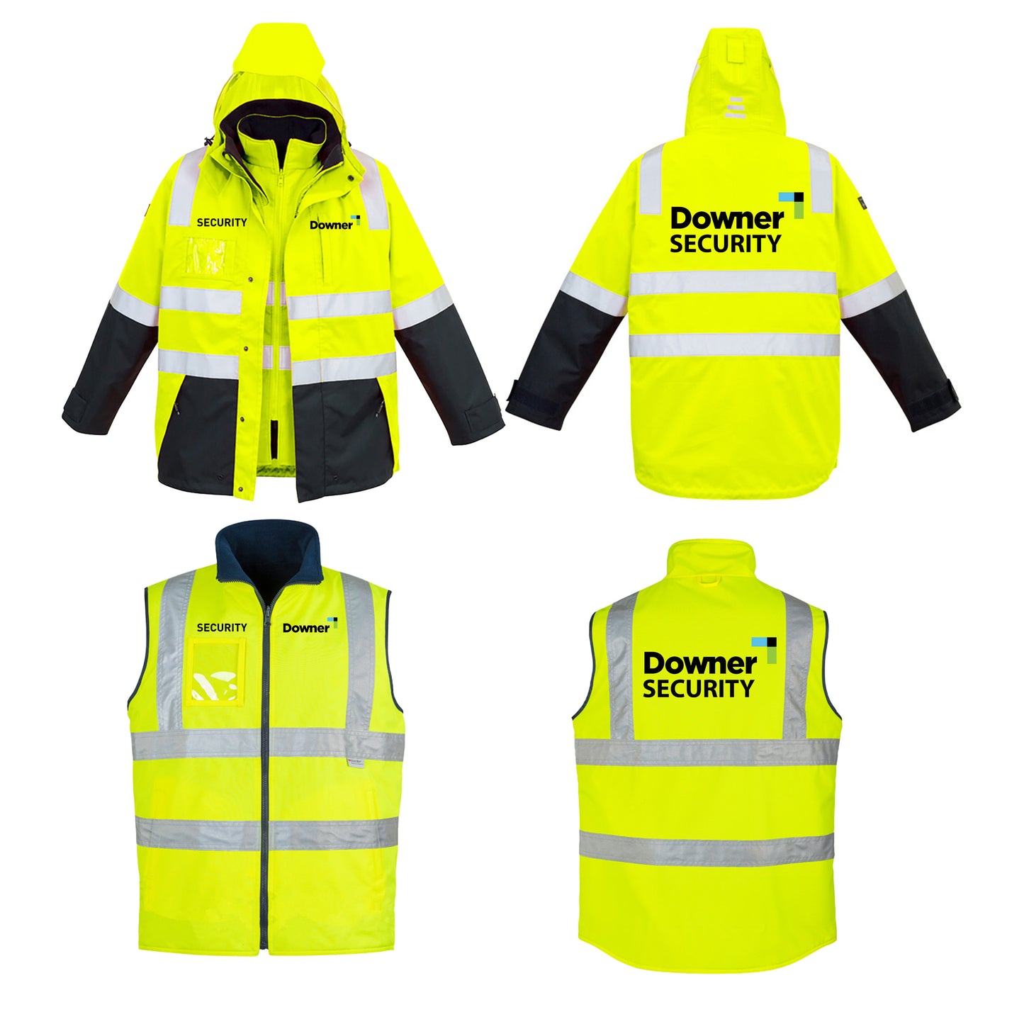 4 in 1 Jacket           - Yellow/Navy