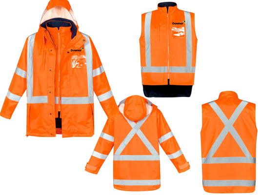 Essentials M TTMC X 4 in1 JKT  - FLUORO ORANGE