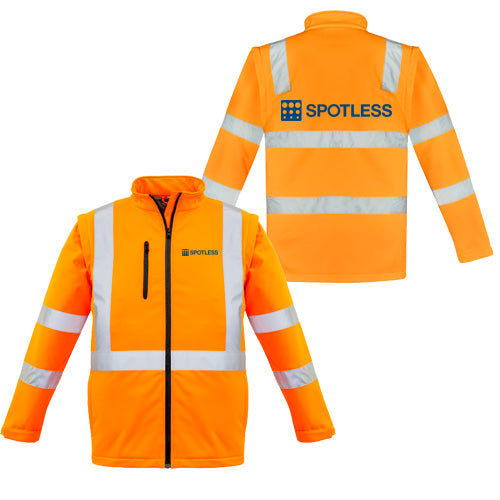 ESSENTIALS U Vic Rail 2in1 Jkt - Orange