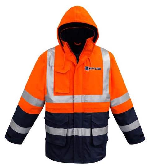 FR ARC Rated Jacket - Orange-Navy
