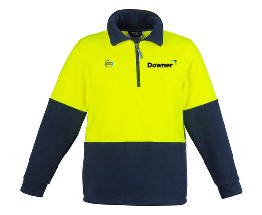 D-O Fleece Jumper       - Yellow-Navy
