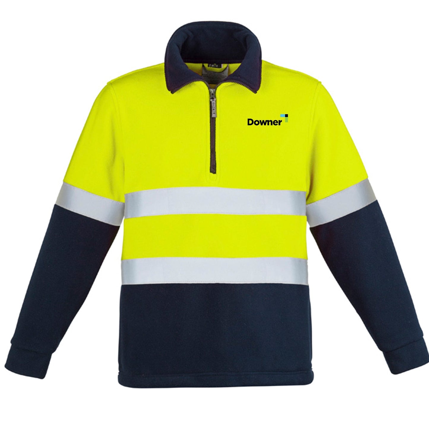 D-N Hooped Fleece       - Yellow/Navy