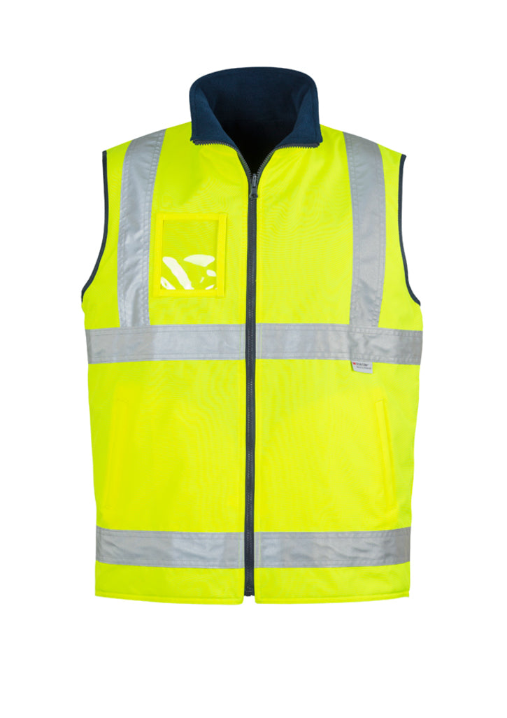 D-N Fleece Vest         - Yellow