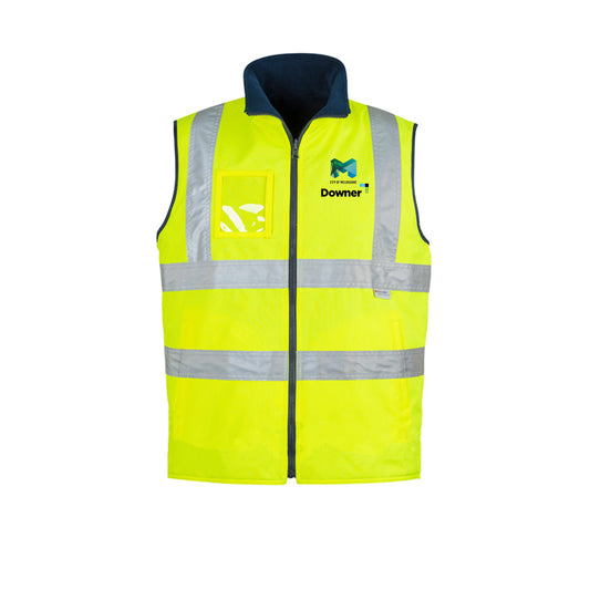 D-N Fleece Inner Vest   - Yellow