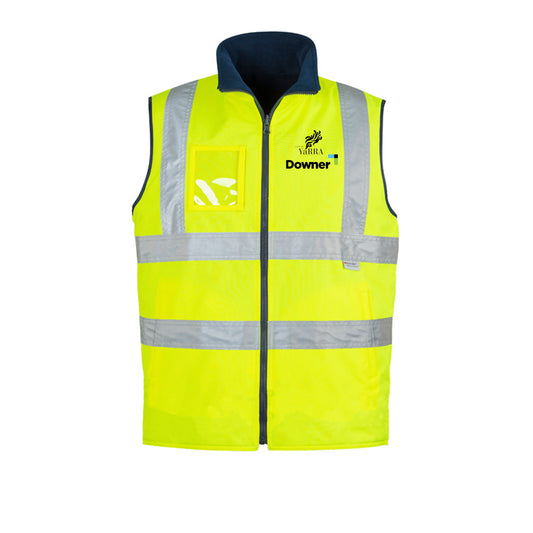 D-N Fleece Inner Vest   - Yellow