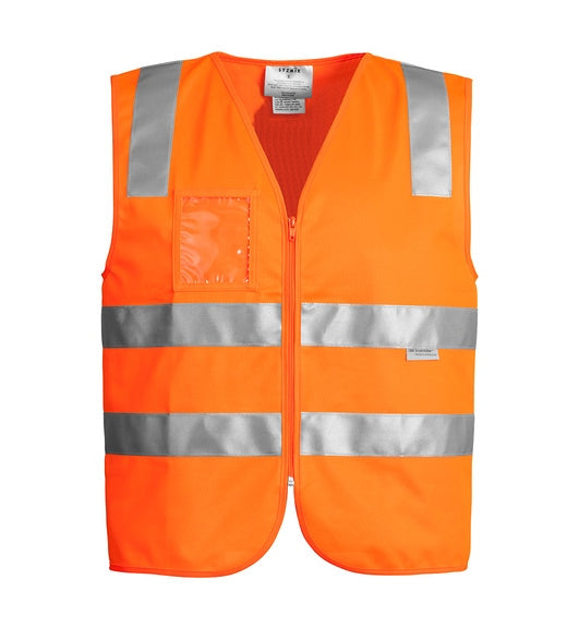 Day-Night Zip Vest      - Orange