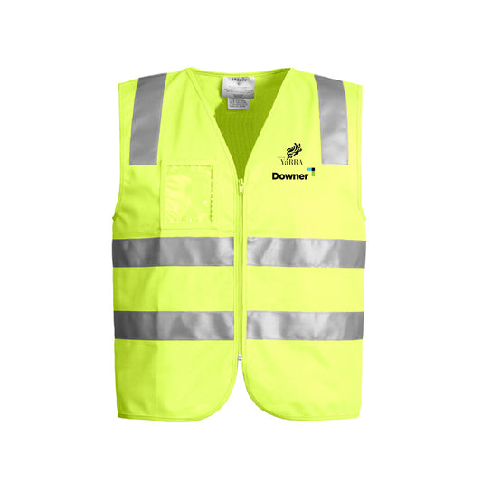 Day-Night Zip Vest      - Yellow