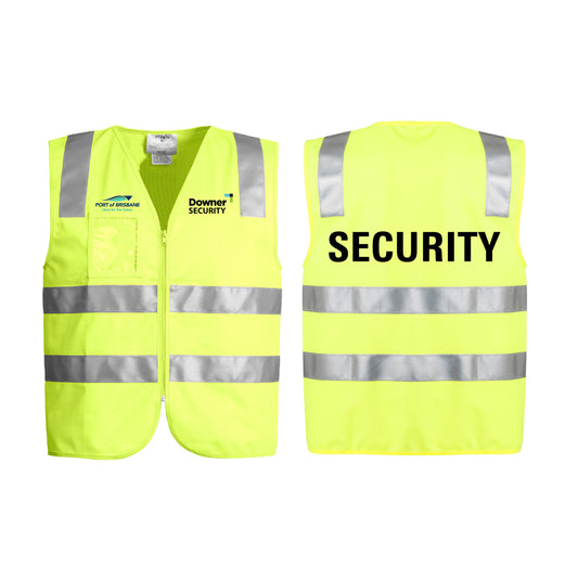Unisex Hi Vis Zip Vest – YELLOW