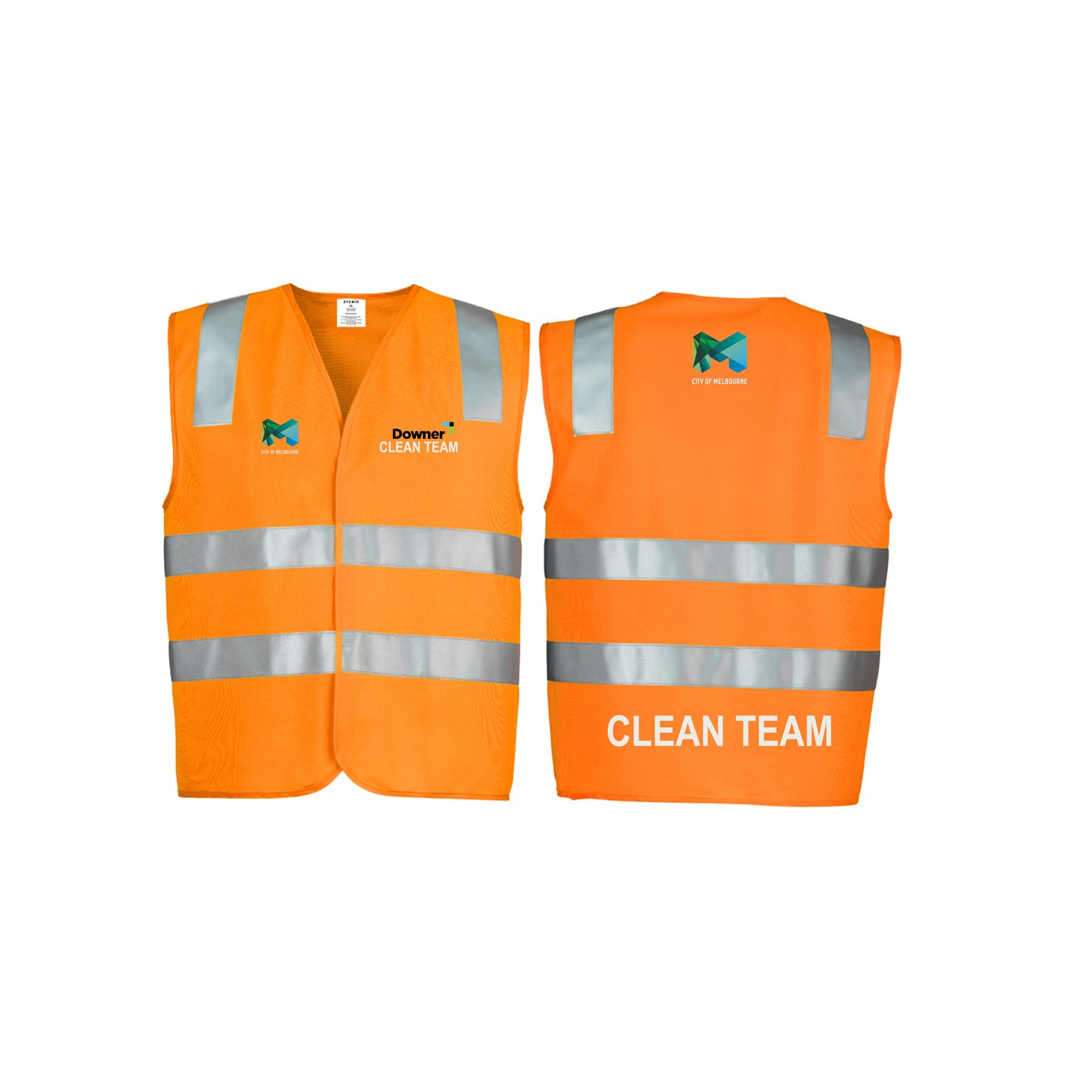 Unisex Hi Vis Basic Vest - ORANGE
