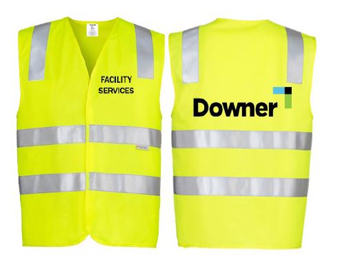 UNISEX HI VIS BASIC VEST - YELLOW