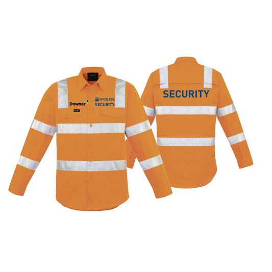 Bio Motion Vic Rail Shirt      - Orange