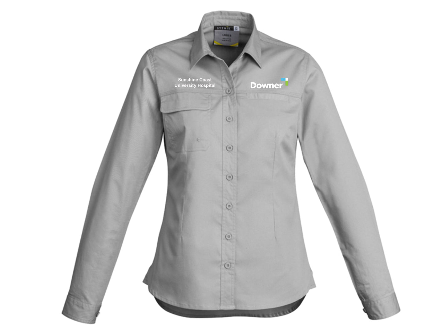 Tradie L-S Shirt Womens - GREY