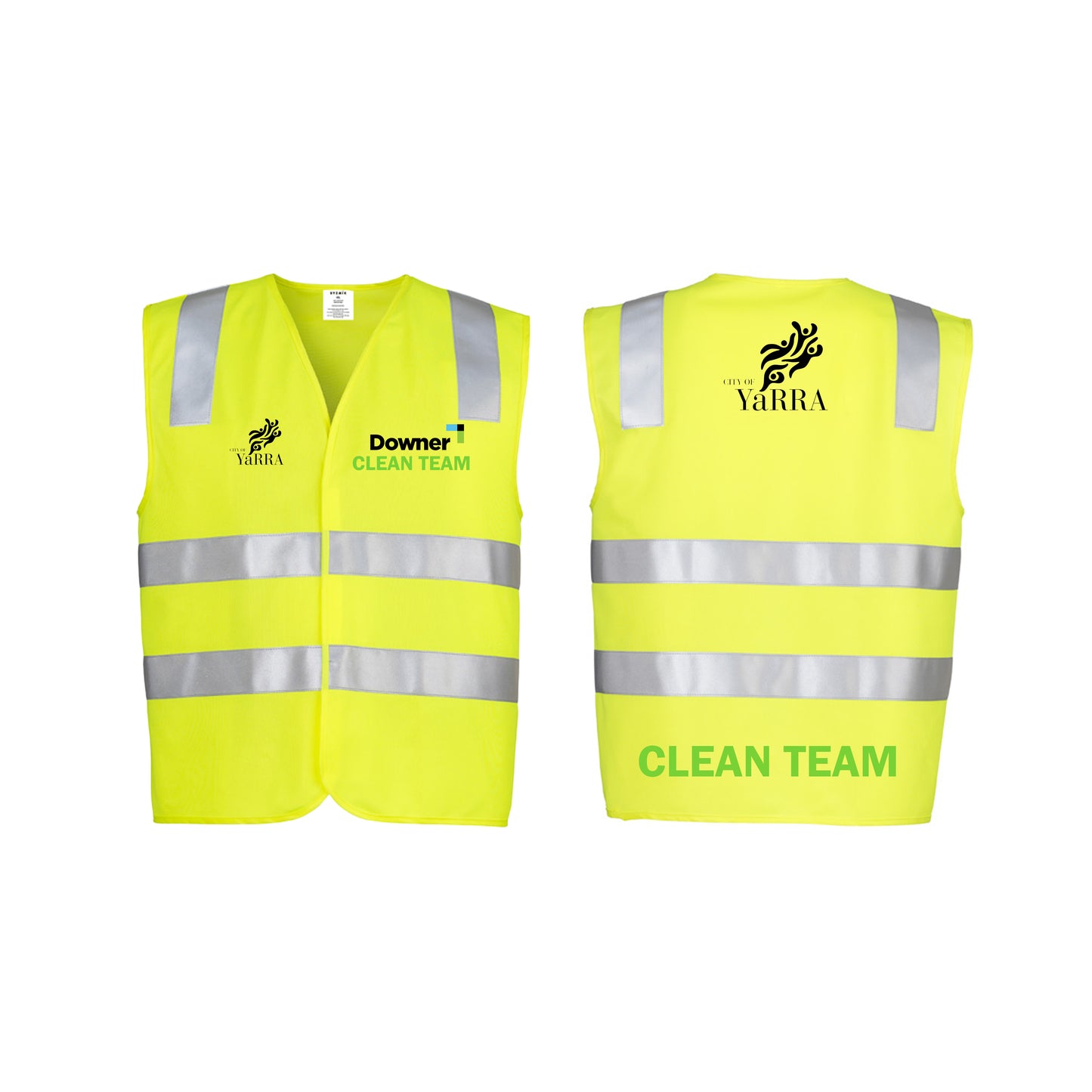 UNISEX HI VIS BASIC VEST - YELLOW