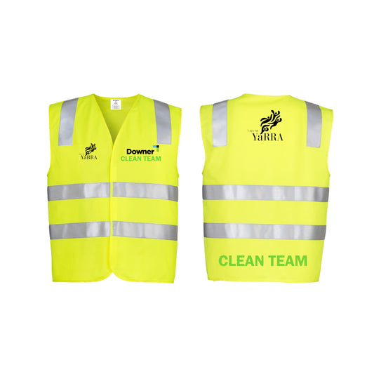 UNISEX HI VIS BASIC VEST - YELLOW